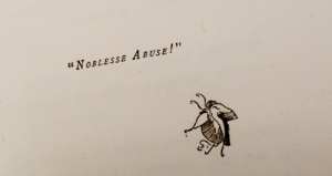 Baronet & Butterfly: Noble Abuse Whistler called it.