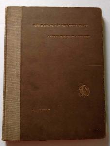 Baronet & Butterfly: A Valentine with a Verdict front board with gilt design